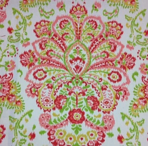 MAGNOLIA HOME PROVENCE POPPY RED FLORAL MULTI USE COTTON FABRIC BY THE YARD 54"W - Picture 1 of 5
