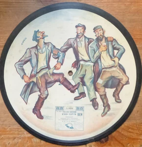 78 RPM Jewish Yiddish SATURN PICTURE DISC: S. BERLAND - Freiliche Kabsonim - Picture 1 of 4
