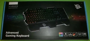 Advanced Gaming Keyboard (Tastatur) Vivanco | RGB Beleuchtung, 4 Macro Keys,... - Bild 1 von 3
