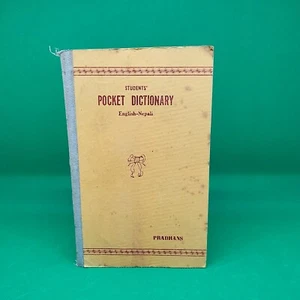 Students Pocket Dictionary, English-Nepali: Mini Book Pradhans: 2nd Ed, 1957 - Bild 1 von 11