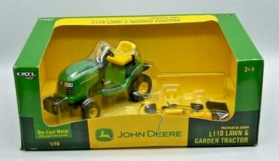 John Deere L110 Lawn & Garden Tractor ERTL Die Cast Metal 1/16 scale 2004 - Image 1 of 4
