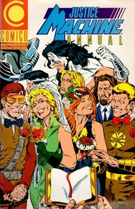 JUSTICE MACHINE ANNUAL #1 ~ Comico / Len Wein / Mike Gustovich @1987 - Picture 1 of 1