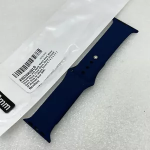 NEW‼ Midnight Blue Apple iWatch Band 38/40/41/42/44/45mm Series 8/7/6/5/4/3/2/1 - Picture 1 of 6