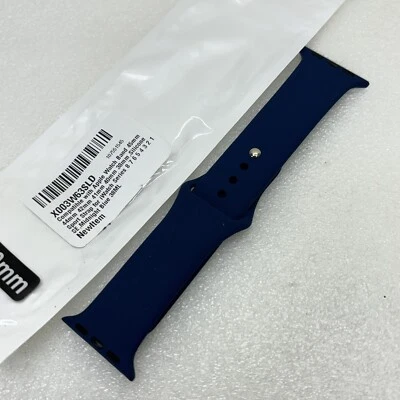 NEW‼ Midnight Blue Apple iWatch Band 38/40/41/42/44/45mm Series 8/7/6/5/4/3/2/1 - Image 1 of 4