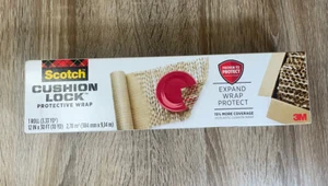 3M Scotch Cushion Lock Protective Wrap, 12" x 30 ft, Brown (MMMPCW1230) New - Picture 1 of 3