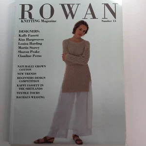 Rowan Knitting Magazine 15 Fassett Hargreaves Harding Perus 27 Patterns 1994 - Picture 1 of 12