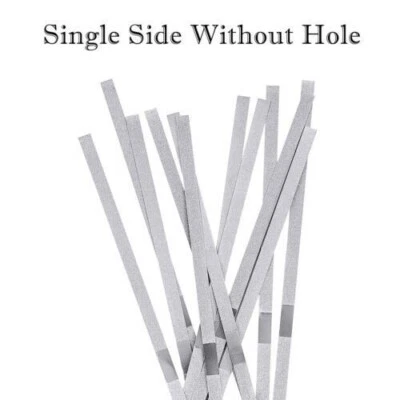 Tiras dentadas dentadas dentadas de acero inoxidable gruesas unilaterales 12 piezas Foto 1 de 4