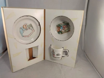 Wedgwood Peter Rabbit 3 Piece Set with Box - Bowl, Plate, and Cup - Image 1 of 4