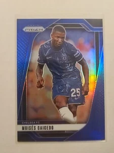 2024-25 Prizm Premier League Moises Caicedo #102 Blue Prizm 95/299 Chelsea FC - Picture 1 of 2