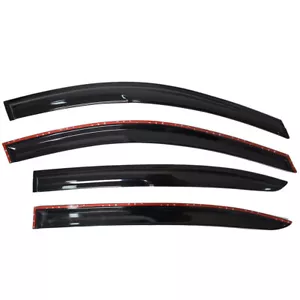 Labwork Window Visor For 2008-2012 Honda Accord Sedan 4pcs Sun Rain Wind Guard - Picture 1 of 10