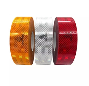 Diamond Grade ECE 104 Conspicuity Reflective Tape HGV Truck Trailer Car Bike - Picture 1 of 3