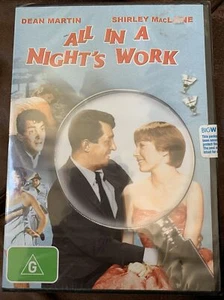 (NEW) ALL IN A NIGHT'S WORK DVD - DEAN MARTIN / SHIRLEY MACLAINE - PAL REGION 4 - Picture 1 of 2