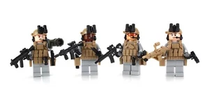 Battle Brick U.S. Army Rangers Military Squad made w/ real LEGO® minifigs - Picture 1 of 6