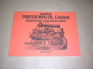 CATALOGUE PORTER MFG. CO. LTD. ENGINES & BOILERS. 1884. FACSIMILE PUBLISHED 1985 - Picture 1 of 5