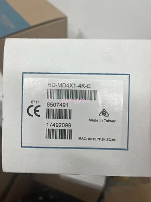 1 PIEZA Nuevo HD-MD4X1-4K-E Crestron Envío Rápido FedEx o DHL Foto 1 de 2