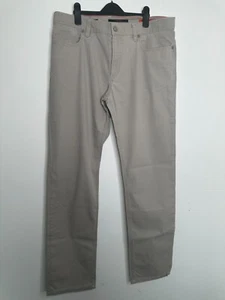 ALBERTO Jeans 36x32 Pfeife Mikrostruktur Leinen Stretch Chino leichte Hose - Bild 1 von 5