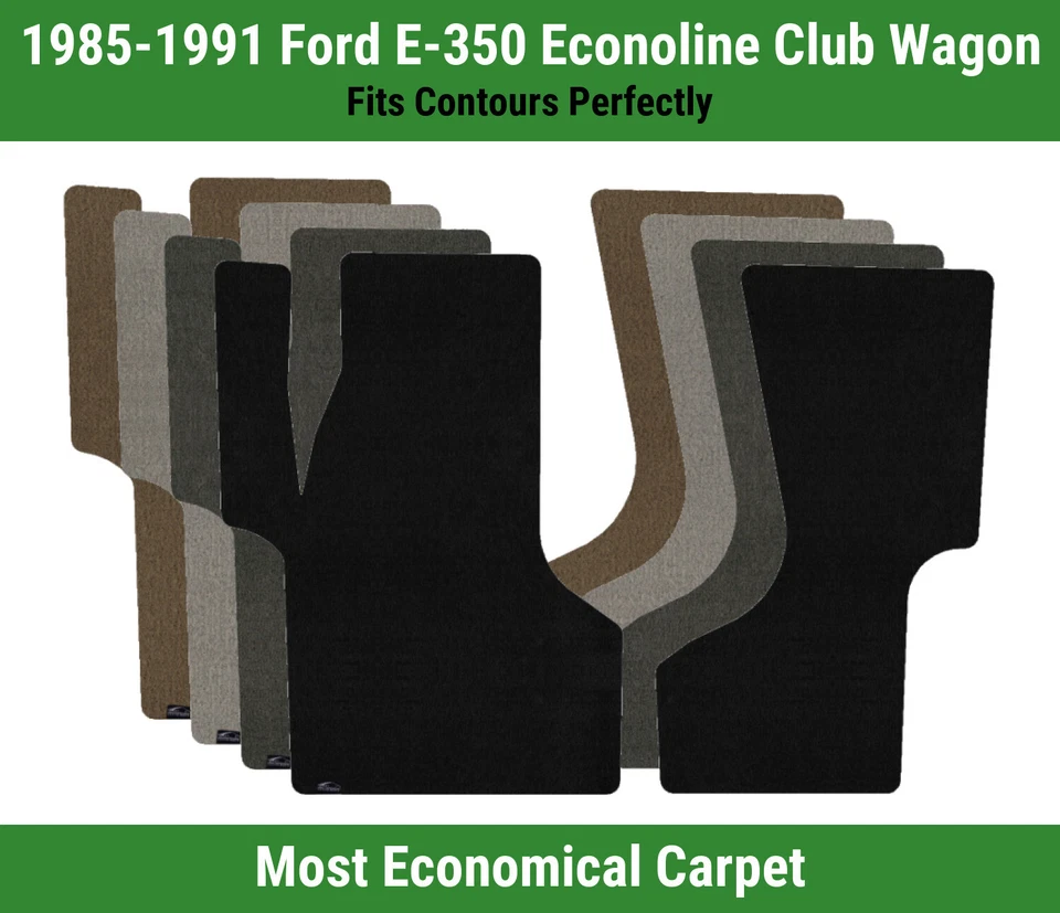 Alfombrillas delanteras Lloyd Velourtex para Ford E-350 Econoline Club Wagon 85-91  Foto 1 de 4