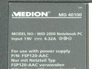 Case Down Medion MD40100 Notebook 9100335931-26095 - Afbeelding 1 van 1
