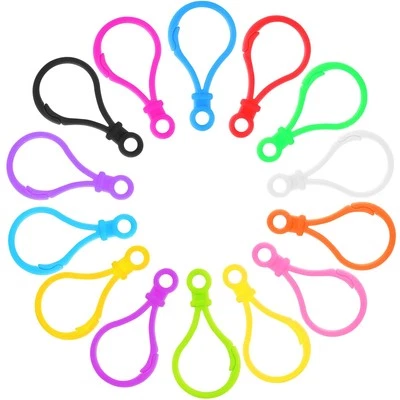 Clips de llavero de plástico para manualidades, colores surtidos cierres de garra de langosta llavero Foto 1 de 4