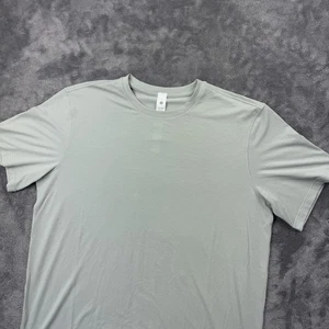 Lululemon Jersey Training Shirt Womens Size 8 Green Short Sleeve Lightweight - Picture 1 of 9