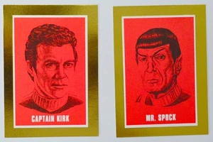 STAR TREK II : THE WRATH OF KHAN (1982) 2 Promo Trading Cards - Picture 1 of 2