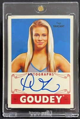 2016 UPPER DECK GOODWIN 冠军 #GA-PV PAIGE VANZANT GOUDEY 签名 — 第 1/2 张图片