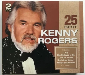 Kenny Rogers 25 Best 2 Disc Set CD - Picture 1 of 2