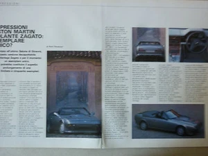 *ARTICOLO ASTON MARTIN VANTAGE ZAGATO -- 1988 - Foto 1 di 1