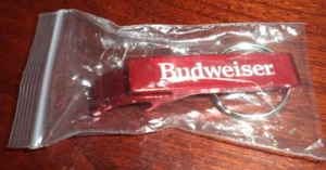 Budweiser Red Aluminum Key Chain Bottle Opener - Picture 1 of 2