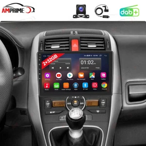 DAB+ Autoradio Für Toyota Auris 2006-2012 32GB Android 13 GPS NAVI WIFI Kamera - Bild 1 von 22