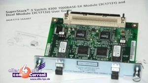 3Com Superstack 3 Commutateur 4300 1000BASE-SX Module Board 3C17132 V2017 / K-F - Photo 1/1