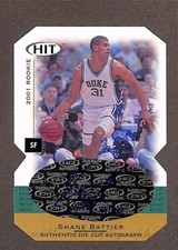 2001 Sage Hit Certified Authentic Gold Auto #A31 Shane Battier /100