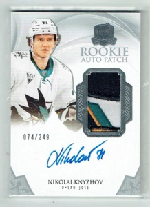 20-21 UD Upper Deck The Cup Nikolai Knyzhov /249 Rookie Patch Auto - Picture 1 of 1