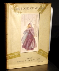* Scarce * Margaret Tarrant The Book of Winter 1st Edition in D/J 1910 - Imagen 1 de 10
