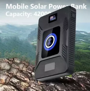 2025 Super Powerful USB Portable Charger Solar Power Bank For Cell Phone - Picture 1 of 11