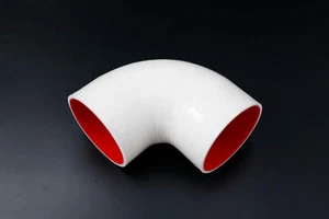 MANGUERA ACOPLADOR SILICONA 2" 90 GRADOS 51mm CODO TURBO/INTEGRALER/ENTRADA BLANCA - Imagen 1 de 4