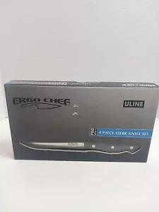 NEW ULINE Ergo Chef 4 Piece Steak Knife Set PRO SERIES II - Picture 1 of 4