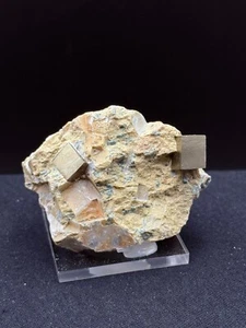 PIRITA Pyrite - NAVAJUN La Rioja España SPAIN MINERALES COLECCION 6x4x4cms B1 - Imagen 1 de 5