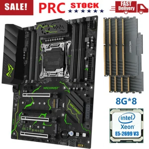 X99 Motherboard Combo + CPU Xeon E5 2699 V3 + 64GB DDR4 2666MHz RAM LGA 2011-v3 - Picture 1 of 15