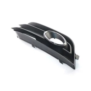 FOR 10-2014 AUDI A1 LEFT FRONT FOG LIGHT GRILLE BUMPER Cover Cap WITH CHROME UK - Picture 1 of 8