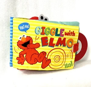 Giggle Elmo Sound Crinkle Soft Book Kids Preferred 2019 Sesame Street EUC - Picture 1 of 12