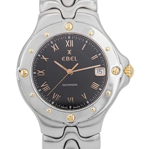36 mm ø - EBEL Sportwave automatico orologio da uomo (B&P) ref. 6120631 cal. ETA 2892-A2 - Foto 1 di 12