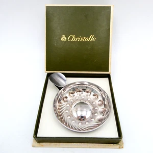 Christofle Wine Tasting Cup Silverplated with Box France Cutlery Silverware - Picture 1 of 8