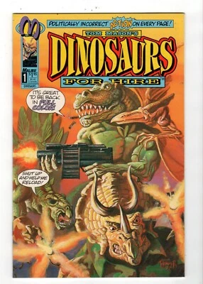 Dinosaurs for Hire #1, #2, #3, #4  (Malibu Comics 1993) unread, bagged/boarded - Image 1 of 4