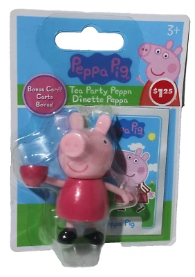 Nuevo En Paquete Peppa Pig Tea Party Peppa Hasbro Figura de Acción Juguete 2 1/4" Foto 1 de 4