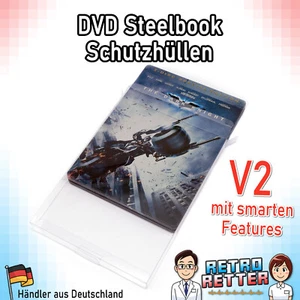 Housses de protection DVD Steelbook V2 film 0,35 protecteurs sac housses étagère support - Photo 1/17