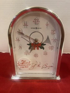 Vintage Howard Miller Sounds Of The Season Clock! Beautiful! Rare Green! - Picture 1 of 9
