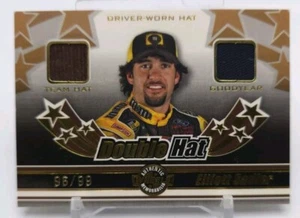 2006 Wheels ELLIOTT SADLER Double Hat Driver Worn Hat Dual Relic /99 NASCAR DH21 - Picture 1 of 6