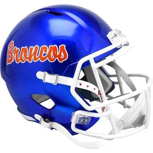 BOISE STATE BRONCOS SCRIPT FULL SIZE SPEED REPLICA NCAA FOOTBALL HELMET RIDDELL! - Picture 1 of 1
