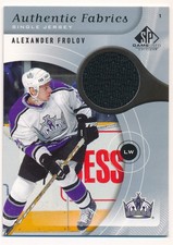 ALEXANDER FROLOV 2005/06 SP GAME USED AUTHENTIC FABRIC KINGS RELIC JERSEY F6F6